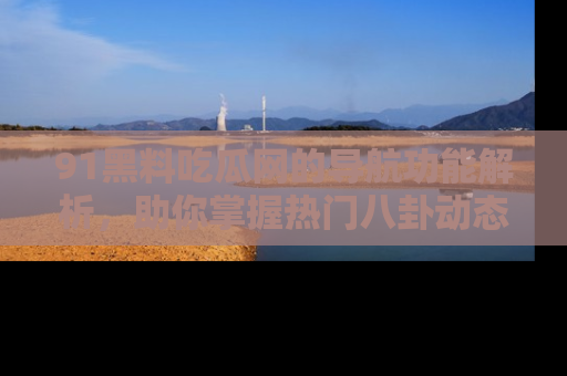 91黑料吃瓜网的导航功能解析,助你掌握热门八卦动态