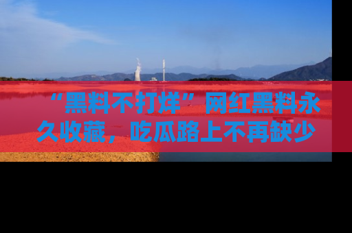 “黑料不打烊”网红黑料永久收藏，吃瓜路上不再缺少惊喜与乐趣