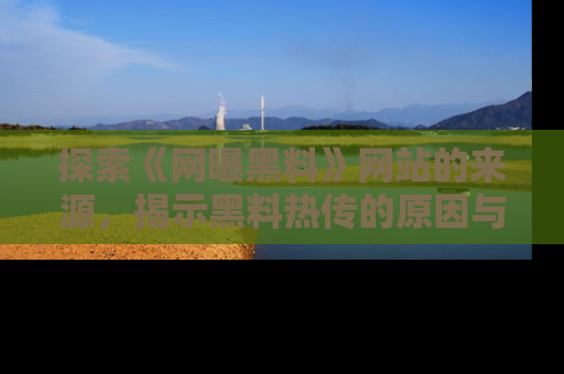 探索《网曝黑料》网站的来源,揭示黑料热传的原因与影响