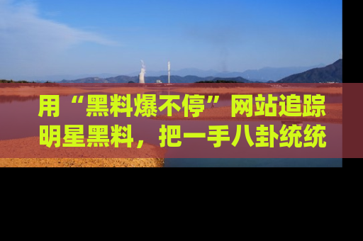 用“黑料爆不停”网站追踪明星黑料，把一手八卦统统收进你的后宫中！
