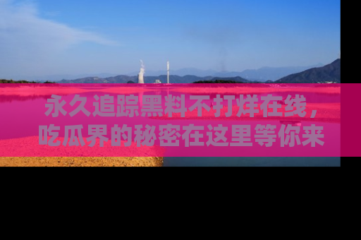 永久追踪黑料不打烊在线，吃瓜界的秘密在这里等你来发现！
